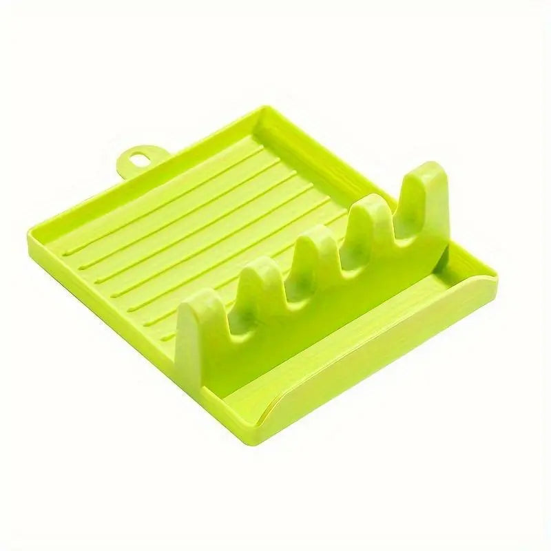 Silicone Spoon Rest, 1 Count Kitchen Utensil Spatula Holder, Kitchen Storage & Organization, Kitchen Accessories, Kitchenware