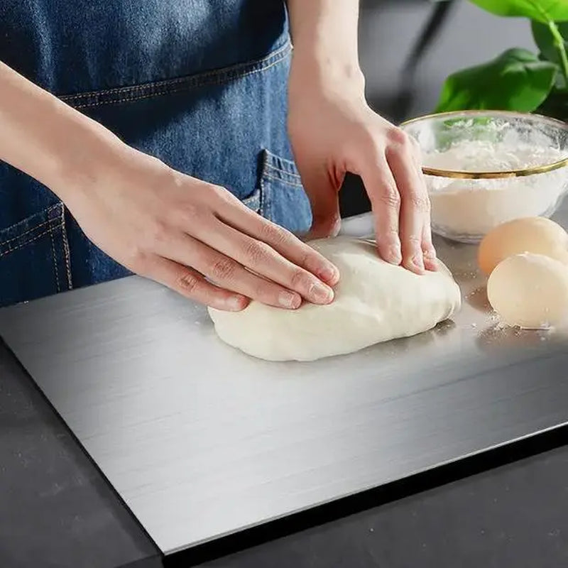 Stainless Steel Chopping Board, Non-Slip Kitchen Chopping Board, Kitchen Cutting Board, Kitchen Accessories, Household Kitchen Gadgets