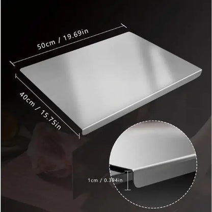 Stainless Steel Chopping Board, Non-Slip Kitchen Chopping Board, Kitchen Cutting Board, Kitchen Accessories, Household Kitchen Gadgets