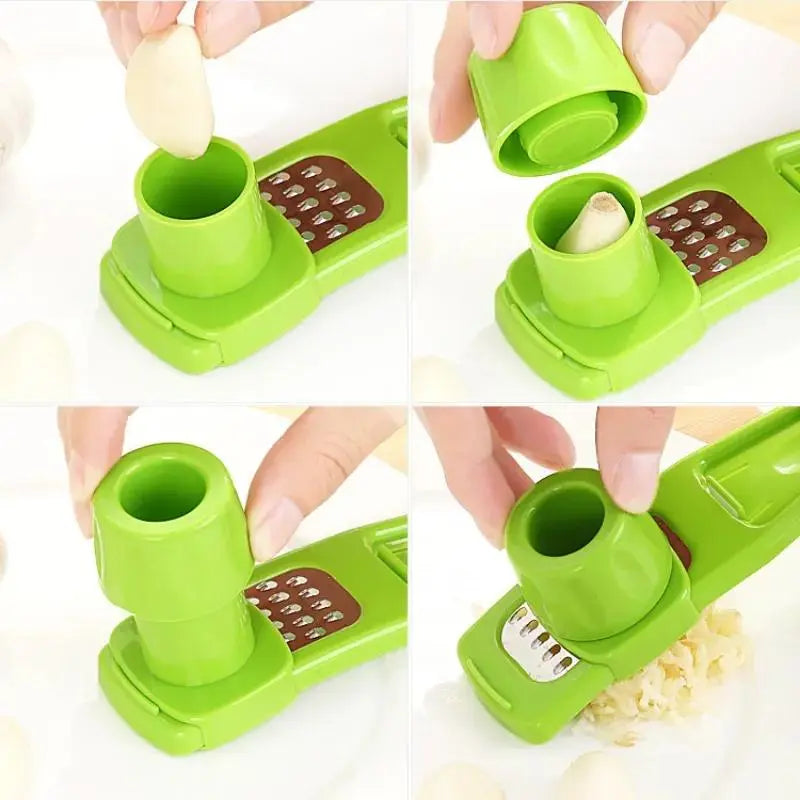 Manual Garlic Press, Garlic Crusher, Garlic Pressing Tool, Kitchen Gadgets, Household Kitchen Accessories, Kitchen Utensils & Gadgets