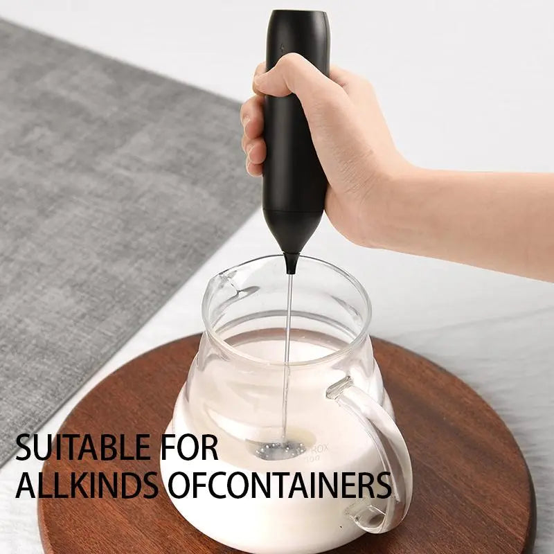 Handheld Electric Milk Frother, Type-C Rechargeable Coffee Milk Frother, Household Kitchen Appliances