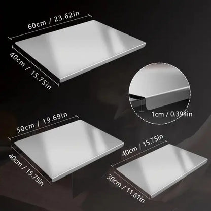 Stainless Steel Chopping Board, Non-Slip Kitchen Chopping Board, Kitchen Cutting Board, Kitchen Accessories, Household Kitchen Gadgets